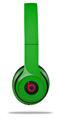 WraptorSkinz Skin Decal Wrap compatible with Beats Solo 2 and Solo 3 Wireless Headphones Solids Collection Green Skin Only (HEADPHONES NOT INCLUDED)