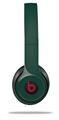 WraptorSkinz Skin Decal Wrap compatible with Beats Solo 2 and Solo 3 Wireless Headphones Solids Collection Hunter Green Skin Only (HEADPHONES NOT INCLUDED)