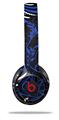 WraptorSkinz Skin Decal Wrap compatible with Beats Solo 2 and Solo 3 Wireless Headphones Twisted Garden Blue and White Skin Only (HEADPHONES NOT INCLUDED)