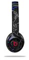 WraptorSkinz Skin Decal Wrap compatible with Beats Solo 2 and Solo 3 Wireless Headphones Twisted Garden Gray and Blue Skin Only (HEADPHONES NOT INCLUDED)