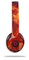 WraptorSkinz Skin Decal Wrap compatible with Beats Solo 2 and Solo 3 Wireless Headphones Fire Flower Skin Only (HEADPHONES NOT INCLUDED)