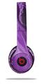 WraptorSkinz Skin Decal Wrap compatible with Beats Solo 2 and Solo 3 Wireless Headphones Mystic Vortex Purple Skin Only (HEADPHONES NOT INCLUDED)
