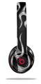 WraptorSkinz Skin Decal Wrap compatible with Beats Solo 2 and Solo 3 Wireless Headphones Metal Flames Chrome Skin Only (HEADPHONES NOT INCLUDED)