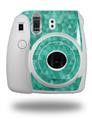 WraptorSkinz Skin Decal Wrap compatible with Fujifilm Mini 8 Camera Triangle Mosaic Seafoam Green (CAMERA NOT INCLUDED)