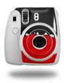 WraptorSkinz Skin Decal Wrap compatible with Fujifilm Mini 8 Camera Ripped Colors Black Red (CAMERA NOT INCLUDED)