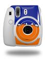 WraptorSkinz Skin Decal Wrap compatible with Fujifilm Mini 8 Camera Ripped Colors Blue Orange (CAMERA NOT INCLUDED)