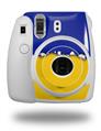 WraptorSkinz Skin Decal Wrap compatible with Fujifilm Mini 8 Camera Ripped Colors Blue Yellow (CAMERA NOT INCLUDED)