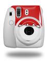 WraptorSkinz Skin Decal Wrap compatible with Fujifilm Mini 8 Camera Ripped Colors Red White (CAMERA NOT INCLUDED)