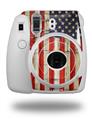 WraptorSkinz Skin Decal Wrap compatible with Fujifilm Mini 8 Camera Painted Faded and Cracked USA American Flag (CAMERA NOT INCLUDED)