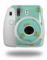 WraptorSkinz Skin Decal Wrap compatible with Fujifilm Mini 8 Camera Anchors Away Seafoam Green (CAMERA NOT INCLUDED)