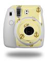 WraptorSkinz Skin Decal Wrap compatible with Fujifilm Mini 8 Camera Anchors Away Yellow Sunshine (CAMERA NOT INCLUDED)