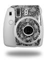 WraptorSkinz Skin Decal Wrap compatible with Fujifilm Mini 8 Camera Scattered Skulls Gray (CAMERA NOT INCLUDED)