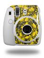 WraptorSkinz Skin Decal Wrap compatible with Fujifilm Mini 8 Camera Scattered Skulls Yellow (CAMERA NOT INCLUDED)