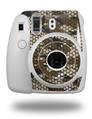 WraptorSkinz Skin Decal Wrap compatible with Fujifilm Mini 8 Camera HEX Mesh Camo 01 Brown (CAMERA NOT INCLUDED)