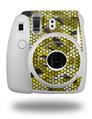WraptorSkinz Skin Decal Wrap compatible with Fujifilm Mini 8 Camera HEX Mesh Camo 01 Yellow (CAMERA NOT INCLUDED)