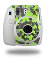 WraptorSkinz Skin Decal Wrap compatible with Fujifilm Mini 8 Camera WraptorCamo Old School Camouflage Camo Lime Green (CAMERA NOT INCLUDED)