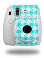 WraptorSkinz Skin Decal Wrap compatible with Fujifilm Mini 8 Camera Houndstooth Neon Teal (CAMERA NOT INCLUDED)