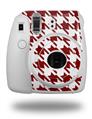 WraptorSkinz Skin Decal Wrap compatible with Fujifilm Mini 8 Camera Houndstooth Red Dark (CAMERA NOT INCLUDED)