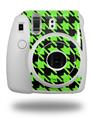 WraptorSkinz Skin Decal Wrap compatible with Fujifilm Mini 8 Camera Houndstooth Neon Lime Green on Black (CAMERA NOT INCLUDED)