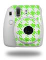 WraptorSkinz Skin Decal Wrap compatible with Fujifilm Mini 8 Camera Houndstooth Neon Lime Green (CAMERA NOT INCLUDED)