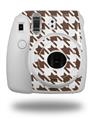 WraptorSkinz Skin Decal Wrap compatible with Fujifilm Mini 8 Camera Houndstooth Chocolate Brown (CAMERA NOT INCLUDED)