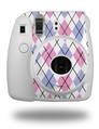 WraptorSkinz Skin Decal Wrap compatible with Fujifilm Mini 8 Camera Argyle Pink and Blue (CAMERA NOT INCLUDED)