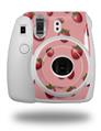 WraptorSkinz Skin Decal Wrap compatible with Fujifilm Mini 8 Camera Strawberries on Pink (CAMERA NOT INCLUDED)