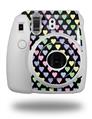 WraptorSkinz Skin Decal Wrap compatible with Fujifilm Mini 8 Camera Pastel Hearts on Black (CAMERA NOT INCLUDED)
