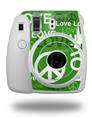 WraptorSkinz Skin Decal Wrap compatible with Fujifilm Mini 8 Camera Love and Peace Green (CAMERA NOT INCLUDED)