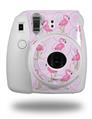 WraptorSkinz Skin Decal Wrap compatible with Fujifilm Mini 8 Camera Flamingos on Pink (CAMERA NOT INCLUDED)