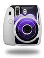 WraptorSkinz Skin Decal Wrap compatible with Fujifilm Mini 8 Camera Glass Heart Grunge Purple (CAMERA NOT INCLUDED)