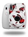 WraptorSkinz Skin Decal Wrap compatible with Fujifilm Mini 8 Camera Butterflies Red (CAMERA NOT INCLUDED)