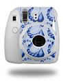 WraptorSkinz Skin Decal Wrap compatible with Fujifilm Mini 8 Camera Petals Blue (CAMERA NOT INCLUDED)