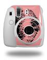 WraptorSkinz Skin Decal Wrap compatible with Fujifilm Mini 8 Camera Big Kiss Black on Pink (CAMERA NOT INCLUDED)