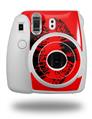 WraptorSkinz Skin Decal Wrap compatible with Fujifilm Mini 8 Camera Big Kiss Black on Red (CAMERA NOT INCLUDED)