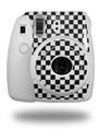 WraptorSkinz Skin Decal Wrap compatible with Fujifilm Mini 8 Camera Checkered Canvas Black and White (CAMERA NOT INCLUDED)