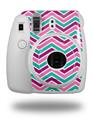 WraptorSkinz Skin Decal Wrap compatible with Fujifilm Mini 8 Camera Zig Zag Teal Pink Purple (CAMERA NOT INCLUDED)