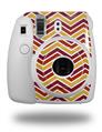 WraptorSkinz Skin Decal Wrap compatible with Fujifilm Mini 8 Camera Zig Zag Yellow Burgundy Orange (CAMERA NOT INCLUDED)