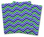 Vinyl Craft Cutter Designer 12x12 Sheets Zig Zag Blue Green - 2 Pack