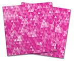Vinyl Craft Cutter Designer 12x12 Sheets Triangle Mosaic Fuchsia - 2 Pack