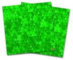 Vinyl Craft Cutter Designer 12x12 Sheets Triangle Mosaic Green - 2 Pack