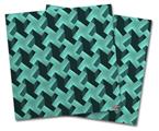 Vinyl Craft Cutter Designer 12x12 Sheets Retro Houndstooth Seafoam Green - 2 Pack