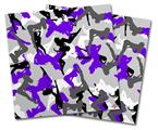 Vinyl Craft Cutter Designer 12x12 Sheets Sexy Girl Silhouette Camo Purple - 2 Pack