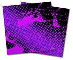 Vinyl Craft Cutter Designer 12x12 Sheets Halftone Splatter Hot Pink Purple - 2 Pack