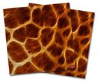 Vinyl Craft Cutter Designer 12x12 Sheets Fractal Fur Giraffe - 2 Pack