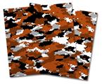 Vinyl Craft Cutter Designer 12x12 Sheets WraptorCamo Digital Camo Burnt Orange - 2 Pack