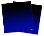 Vinyl Craft Cutter Designer 12x12 Sheets Smooth Fades Blue Black - 2 Pack