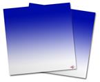 Vinyl Craft Cutter Designer 12x12 Sheets Smooth Fades White Blue - 2 Pack
