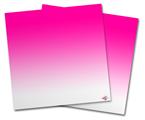 Vinyl Craft Cutter Designer 12x12 Sheets Smooth Fades White Hot Pink - 2 Pack