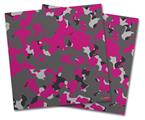 Vinyl Craft Cutter Designer 12x12 Sheets WraptorCamo Old School Camouflage Camo Fuschia Hot Pink - 2 Pack